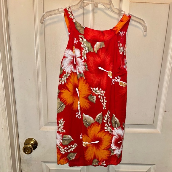 ALOHA FASHION Women’s Sleeveless Hawaiian Top. Sz XL. - Picture 2 of 3